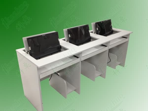 翻轉(zhuǎn)電腦桌，學(xué)校電腦桌，學(xué)生電腦桌